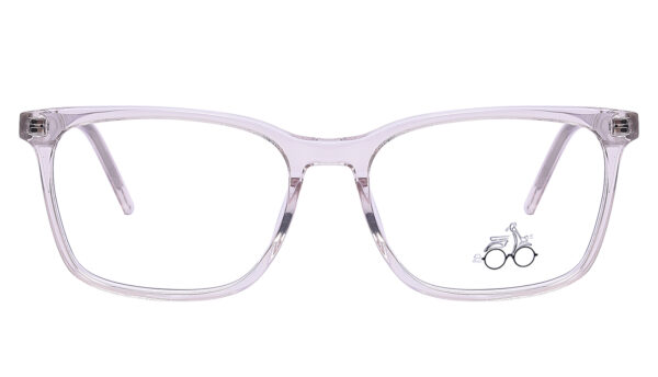 Transparent  Full Rim Square Eyeglasses S4398 - Image 2