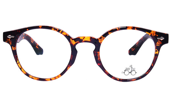 Tortoise Full Rim Round Eyeglasses 143 C3 - Image 2