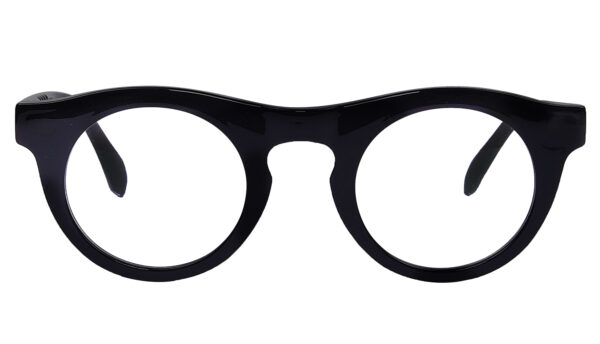 Black Tortoise Full Rim Round Eyeglasses - Image 6