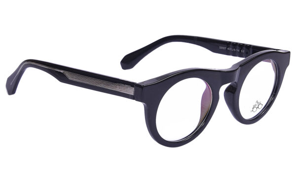 Black Tortoise Full Rim Round Eyeglasses - Image 5