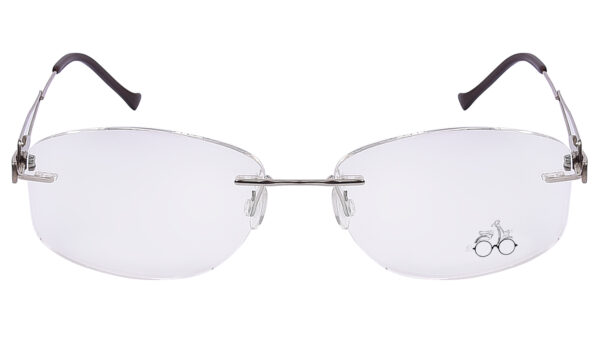 Rimless Rectangular Frame for Men Women RR411