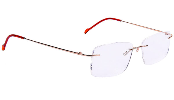 Rimless Rectangular Frame for Men Women RR421