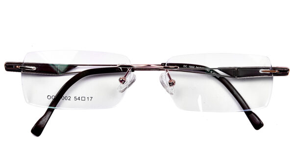 Rimless Rectangular Frame for Men Women RR431