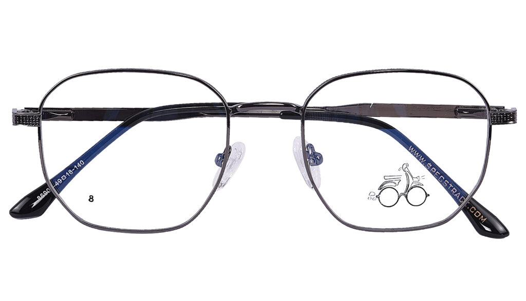 Steel Full Rim Round Eyeglasses